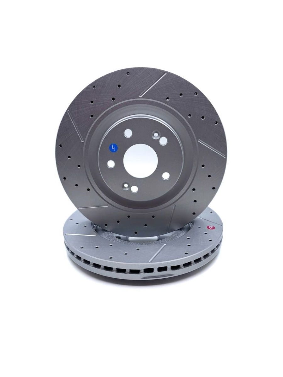 TIGGO 8PRO MAX 4х4/8PLUS, Jaecoo J7 4х4. Передние перфорированные тормозные диски T1-53501075/204001231AA - Фото 1